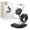 Stacja Ładująca 3w1 MagSafe do iPhone / Apple Watch / AirPods – Tech-Protect A46 – Czarna